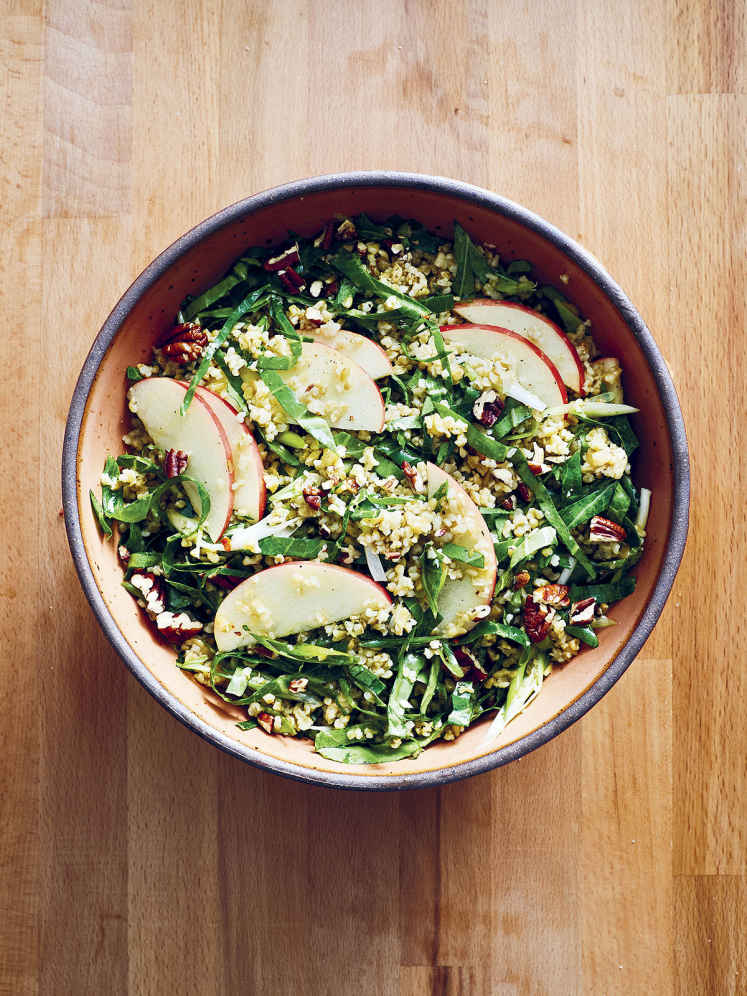 Freekeh, Shredded Collards, and Your Favorite Fruit