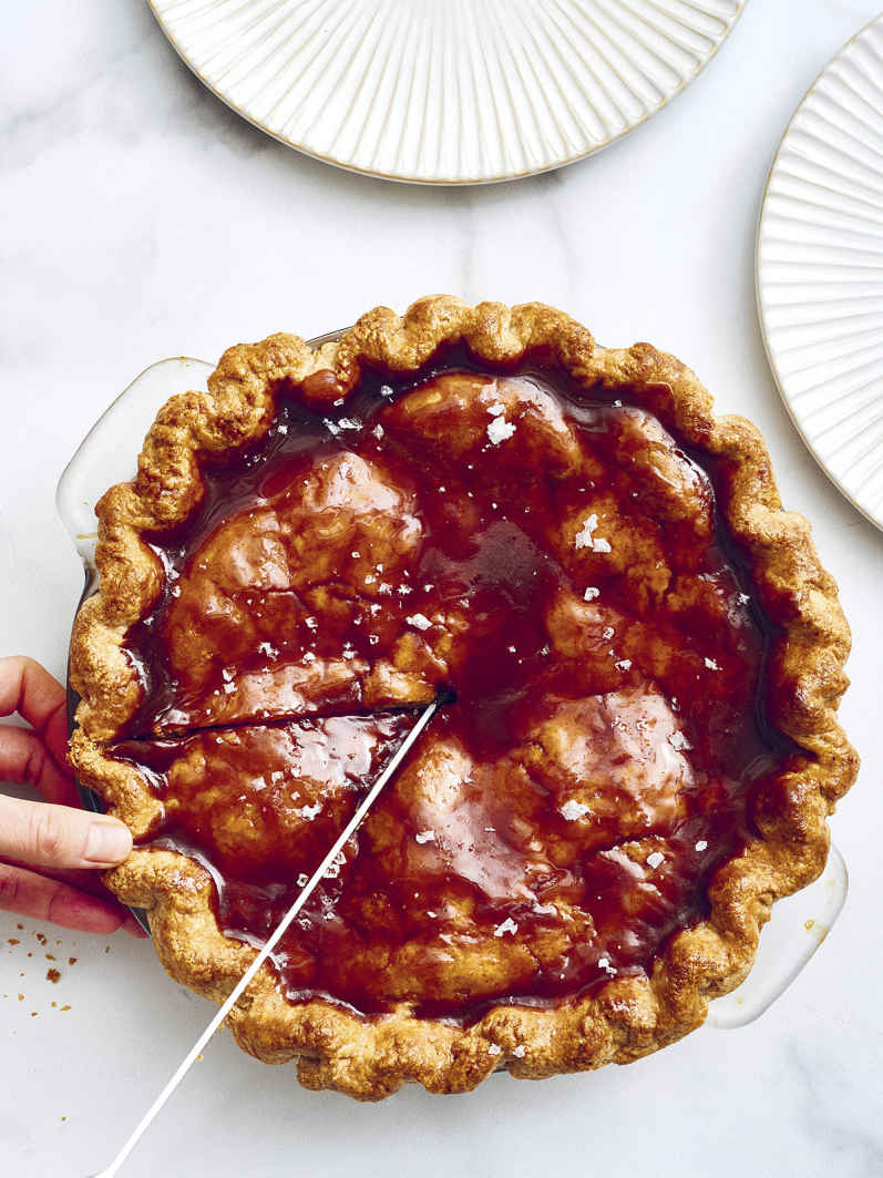 Salted Caramel Double-Crust Apple Pie