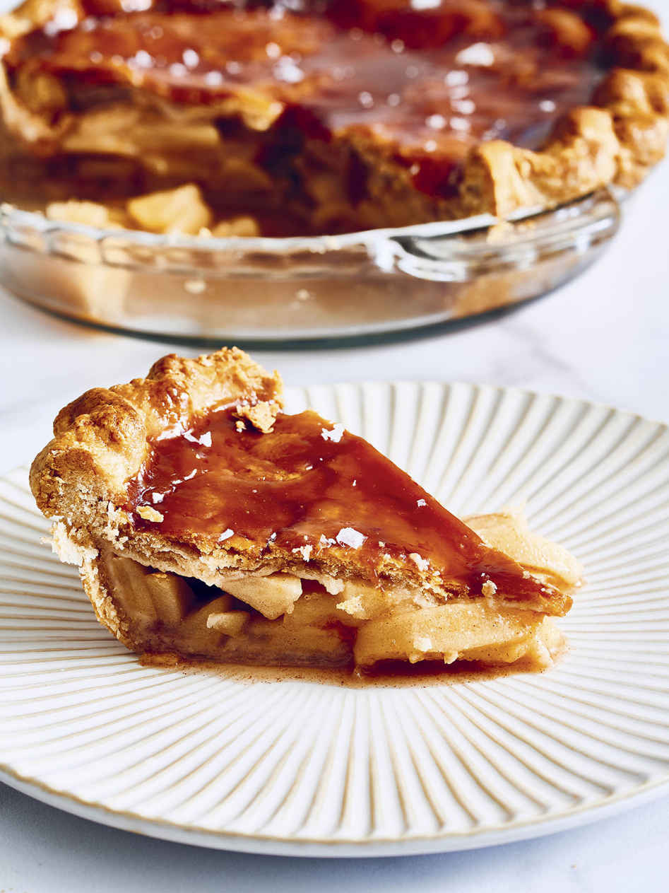 Salted Caramel Double-Crust Apple Pie