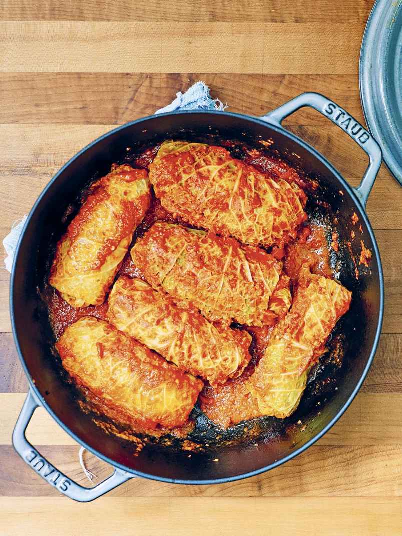 Toasted Rye Cabbage Rolls