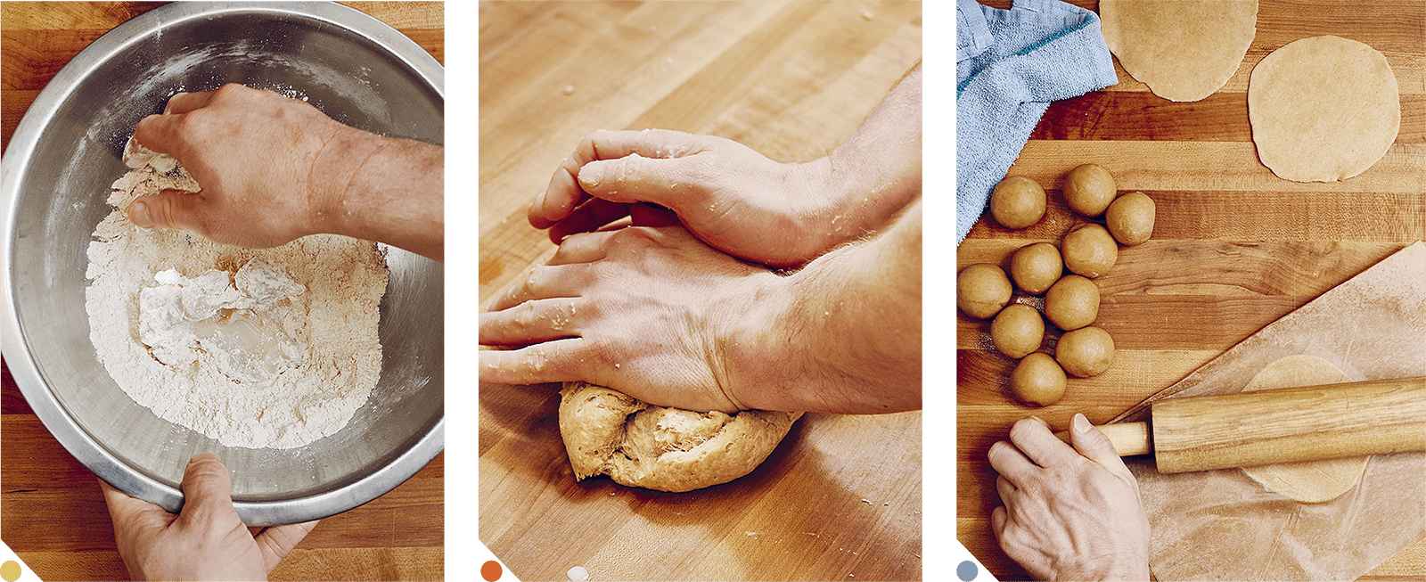 Tender, Flaky Whole Wheat Flour Tortillas