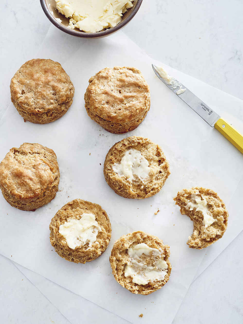 Tender Spelt Buttermilk Biscuits