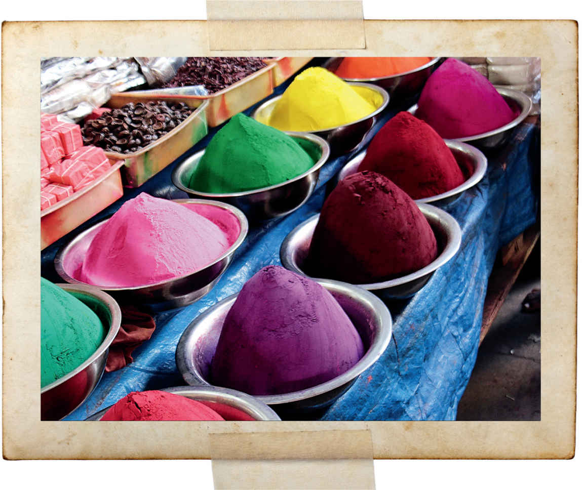 Powdered colors for decorating